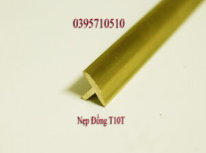 nẹp đồng t10 trơn