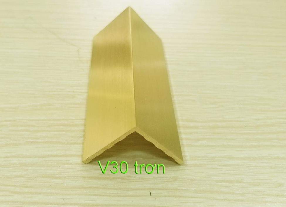 Nẹp đồng V30 trơn