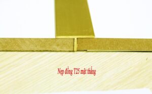 Nẹp đồng T25 mặt thẳng