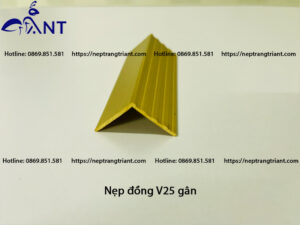 Nẹp đồng V25 gân