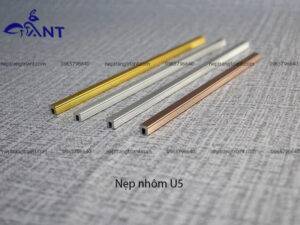 Nẹp nhôm chữ U 5mm