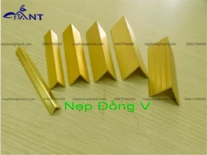 Nẹp đồng thau chữ V