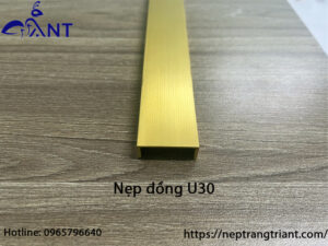 Nẹp đồng U30