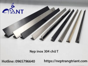 Nẹp inox 304 chữ T