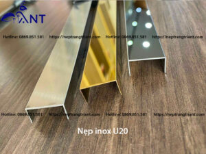 Nẹp inox U20