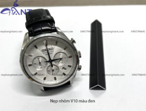 Nẹp nhôm V10 màu đen