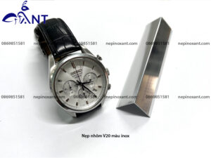 Nẹp nhôm V20 màu inox