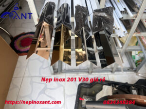 Nẹp inox 201 V30 giá rẻ