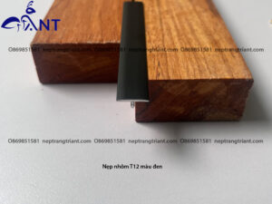 Nẹp nhôm T12 màu đen