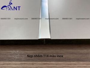 Nẹp nhôm T14 màu inox