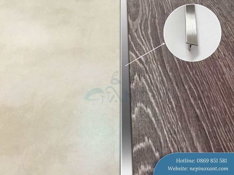 inox chữ T nẹp sàn gỗ