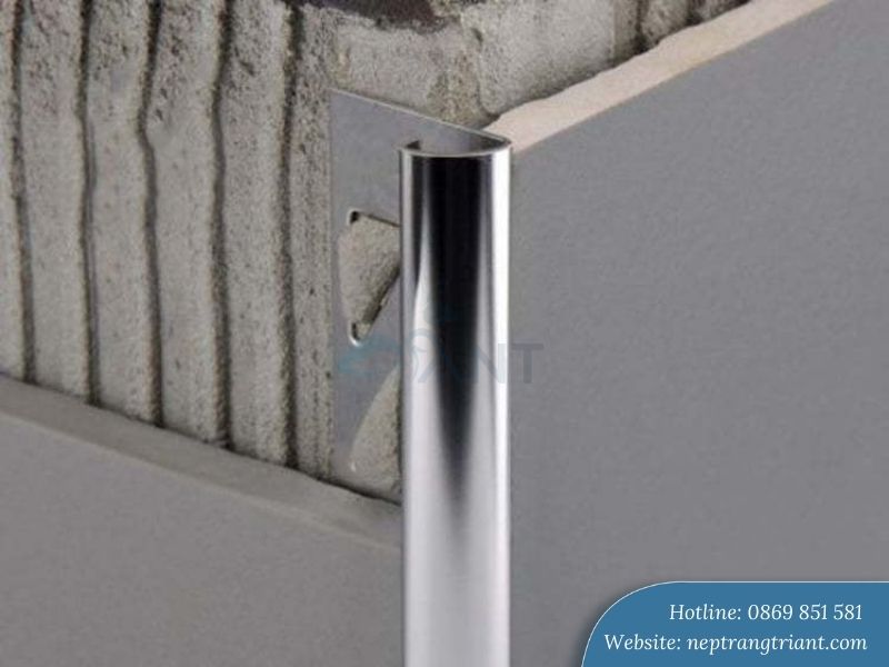 Nẹp inox bo góc tròn