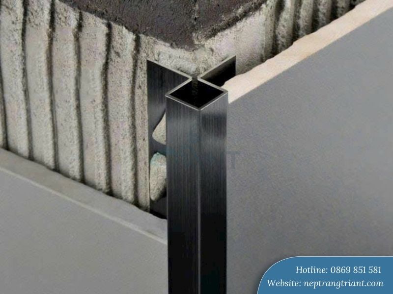 Nẹp inox bo góc vuông