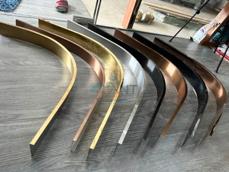 Nẹp inox chữ R ốp trần thạch cao