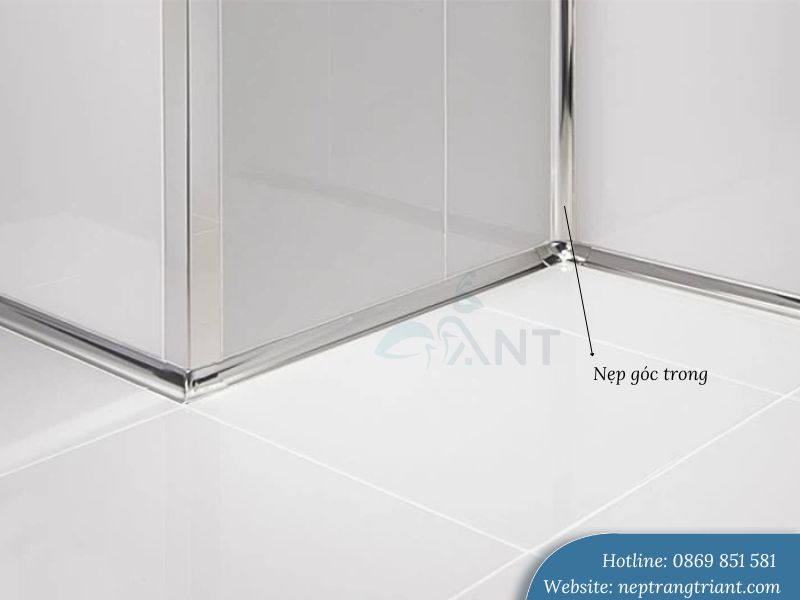 Nẹp góc âm trong công trình