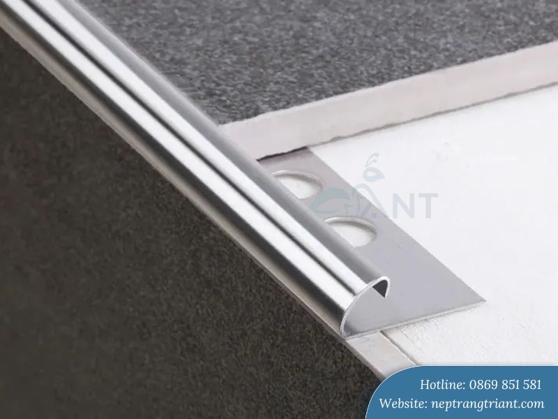 Ứng dụng nẹp inox bo góc tròn YC