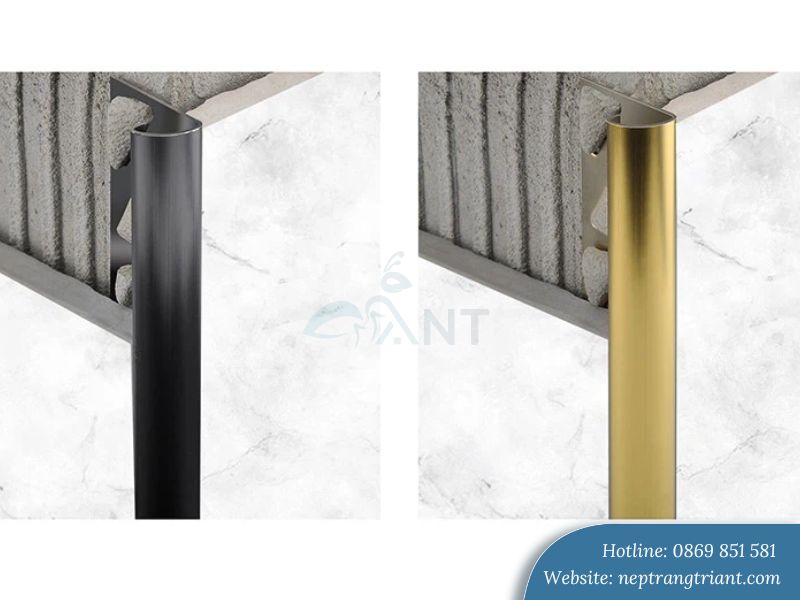 Ứng dụng nẹp nhôm bo góc tròn YC12