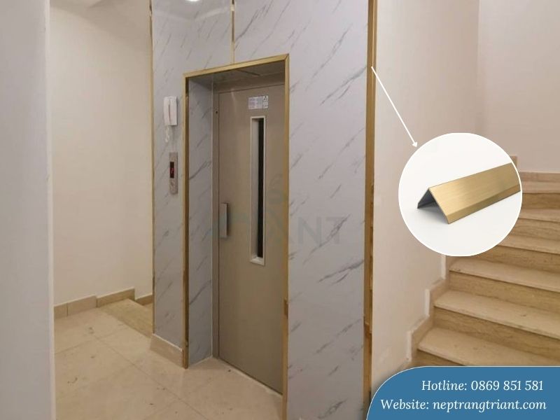 Nẹp gạch ốp tường inox, nhôm chất lượng cao, giá tốt