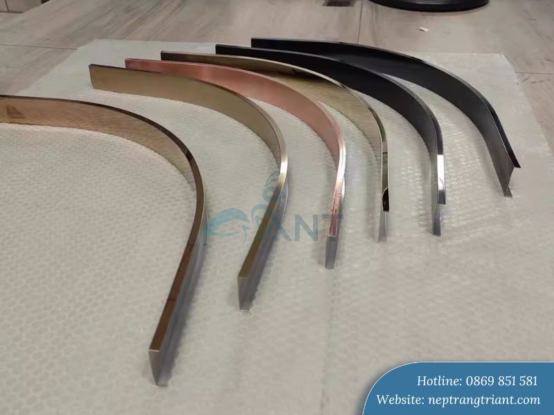 Nẹp inox góc R trần thạch cao giá tốt giao tận nơi