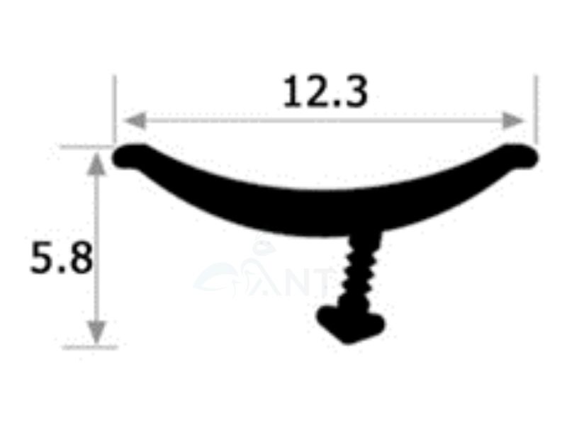 Nẹp nhôm góc trong MC6.8
